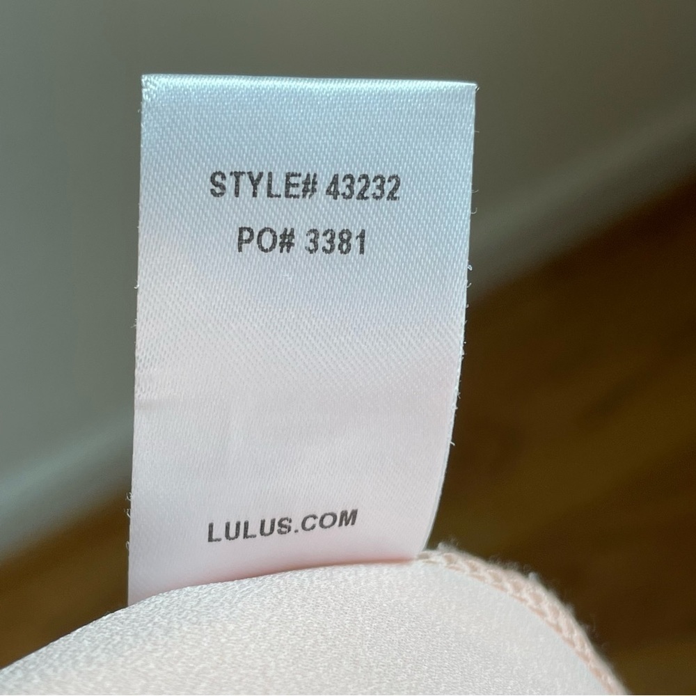 Lulu’s blush pink shift dress xs - Picture 14 of 15